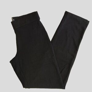 T by Talbots Black Back Pockets Straight Pants